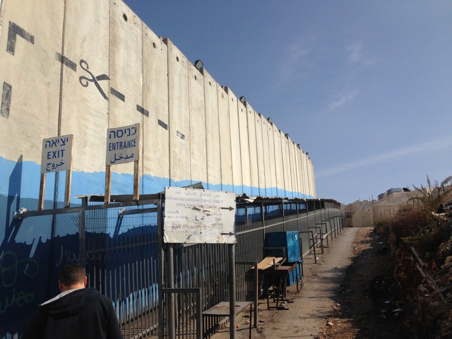 Zeď mezi Palestinou a Izraelem